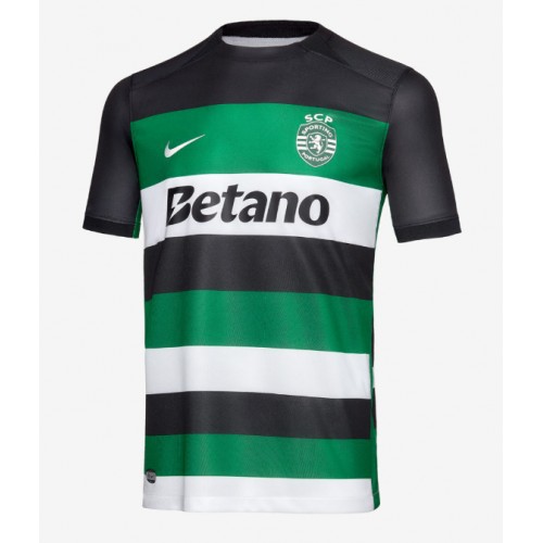 Echipament fotbal Sporting CP Tricou Acasa 2024-25 maneca scurta Echipament fotbal Sporting CP Tricou Acasa 2024-25 maneca scurta